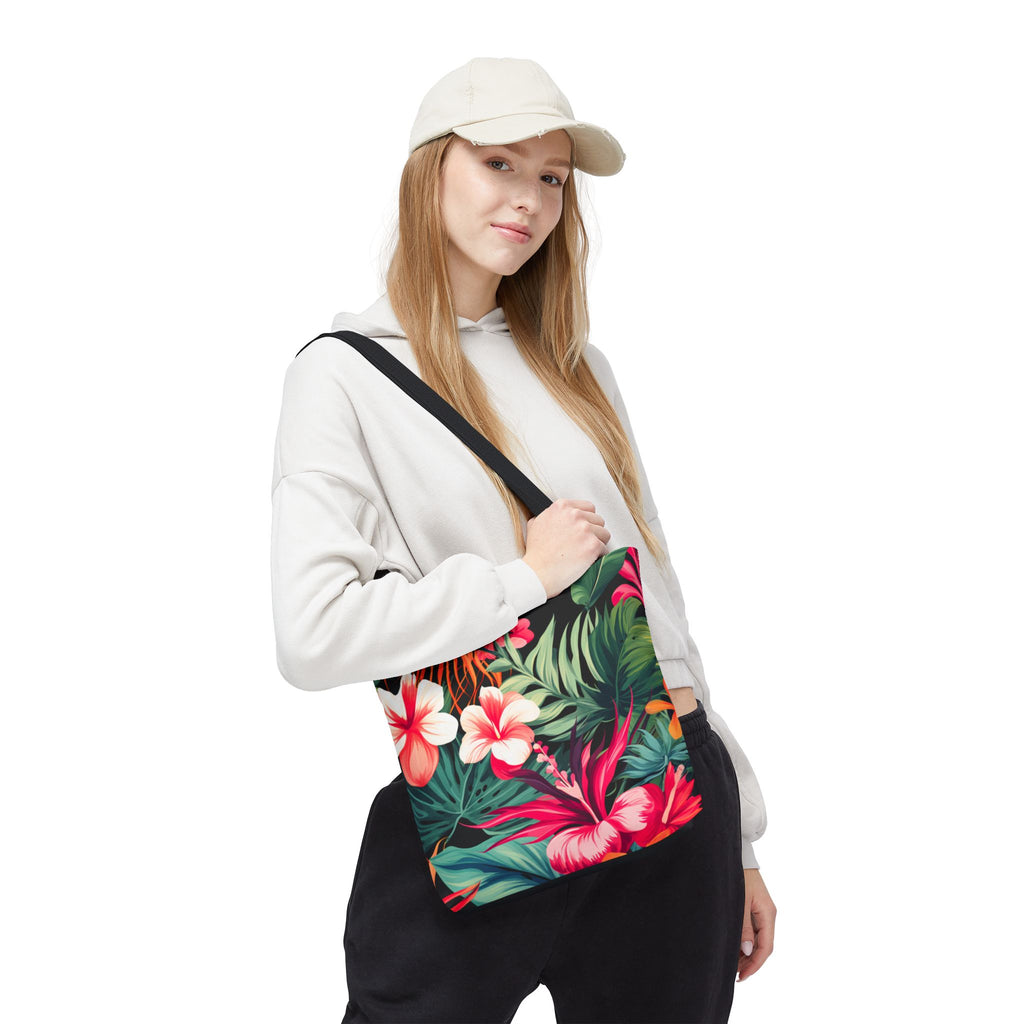 Tote Bag | Vibrant Tropical Beach & Market Tote