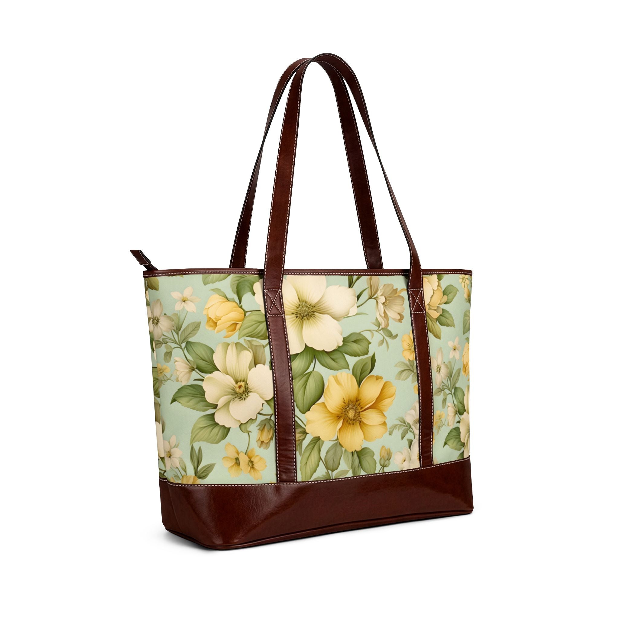 Handbag | Vintage Yellow & Cream Blossom Print