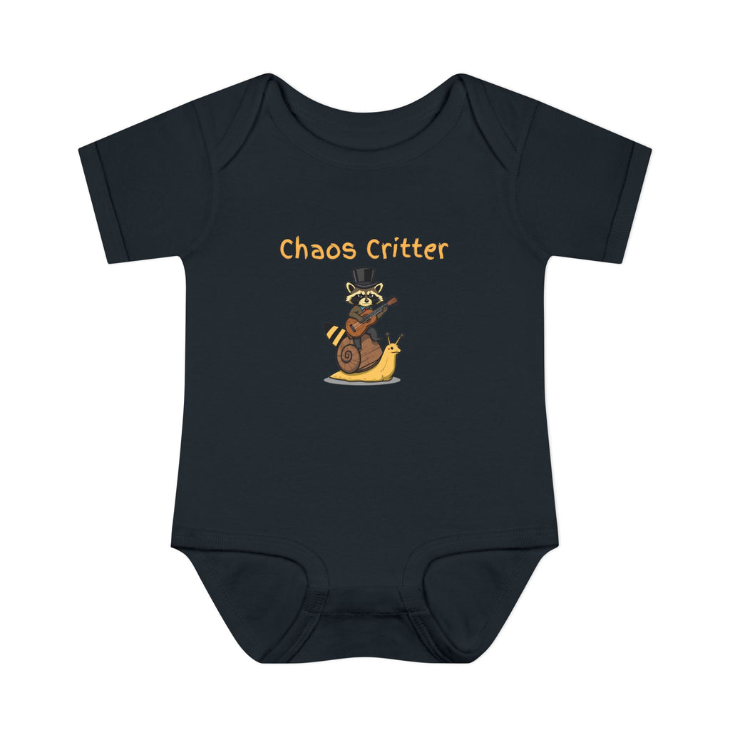 Baby Bodysuit | 'Chaos Critter' Playful Racoon Baby Onesie