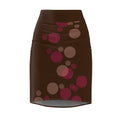 Women's Pencil Skirt | Retro Polka Dot Bodycon
