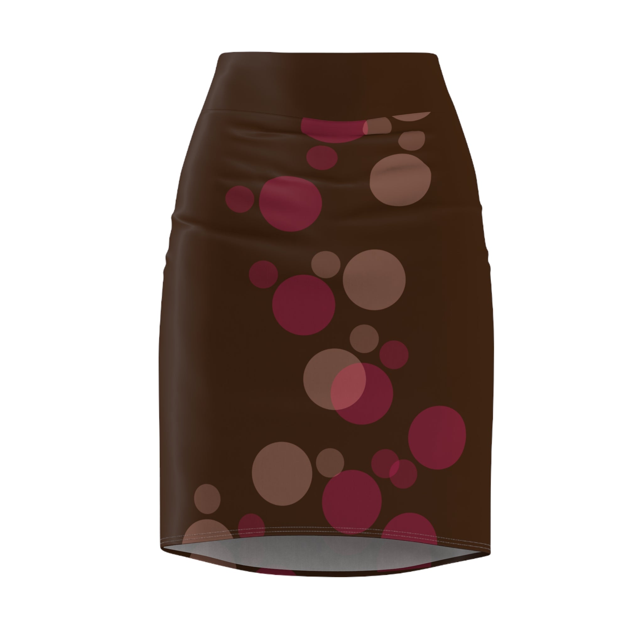 Women's Pencil Skirt | Retro Polka Dot Bodycon