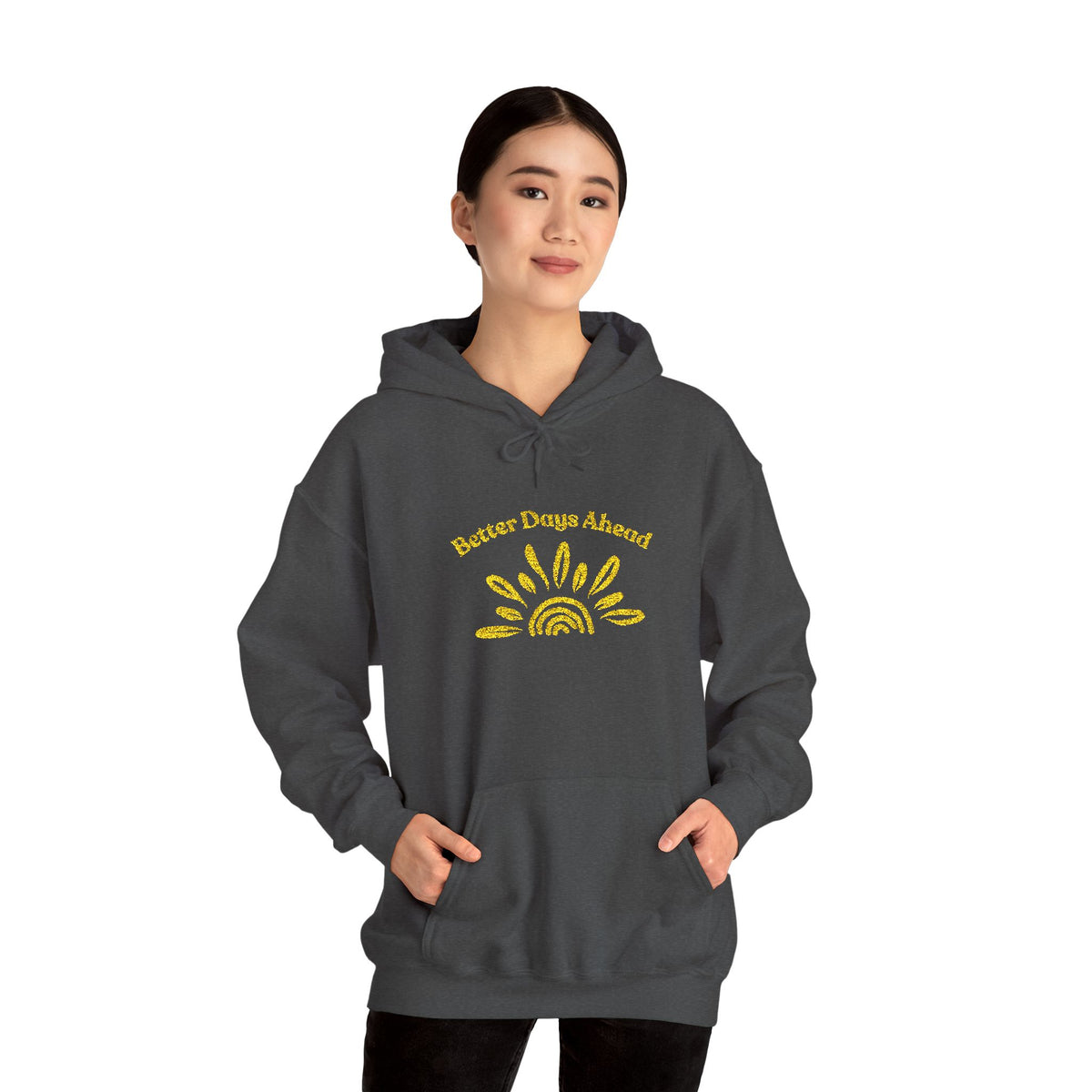 ‘Better Days Ahead’ Embroidered Hoodie