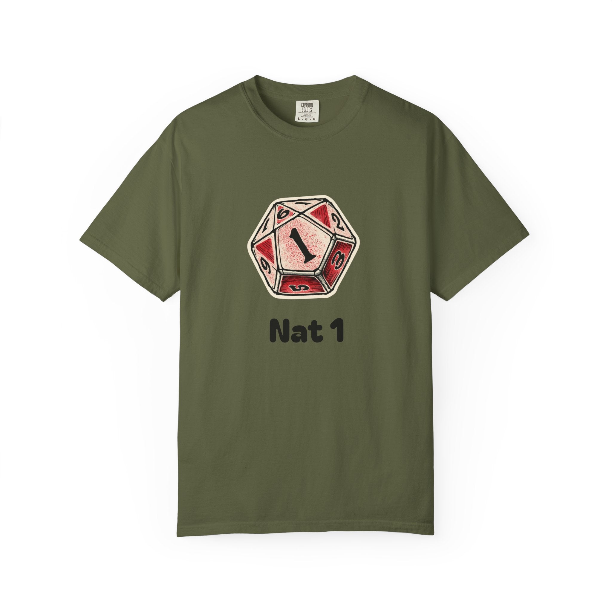 T-Shirt | Roleplaying RPG 'Nat 1' & 'Striving to Be the Whole Problem' Tee