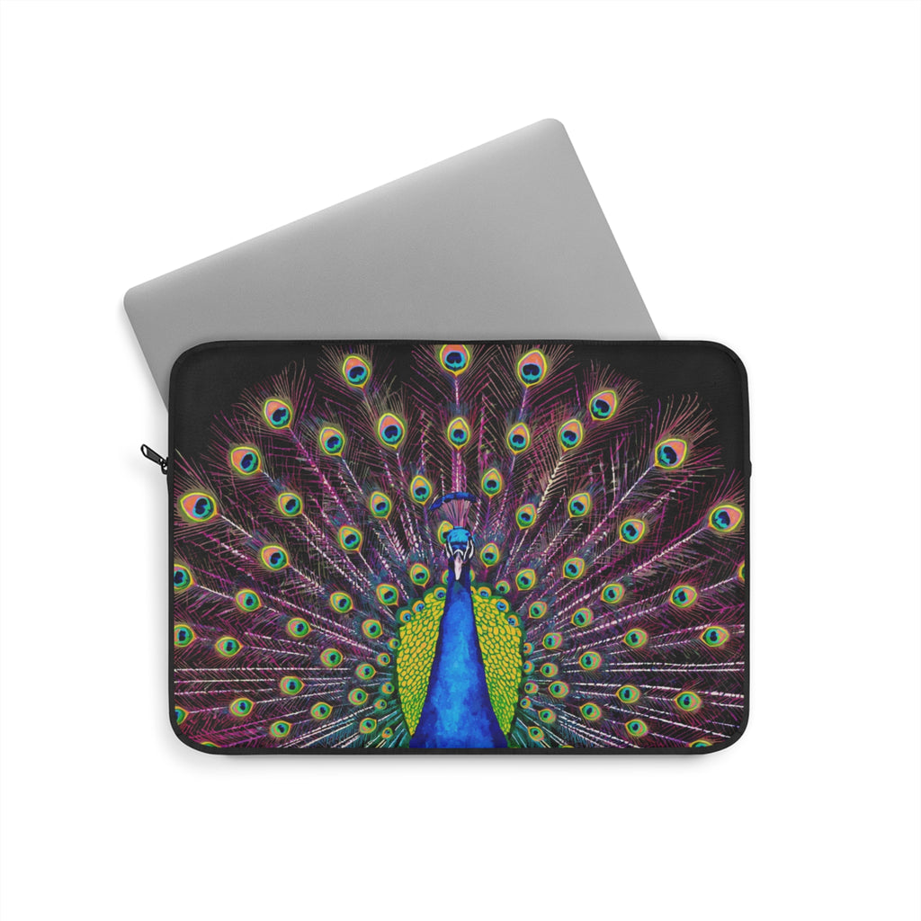 Laptop Sleeve | Vibrant Peacock Design