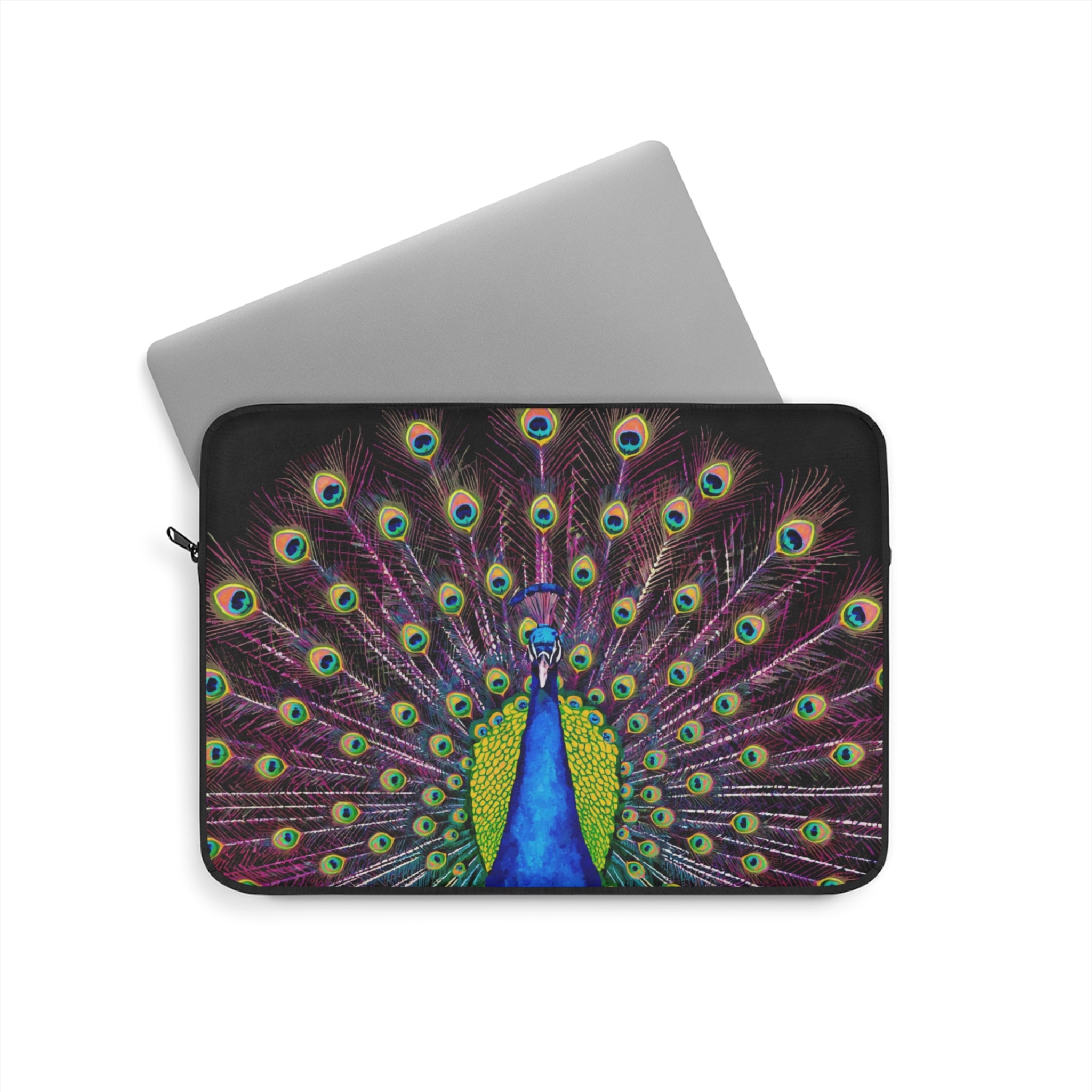 Laptop Sleeve | Vibrant Peacock Design
