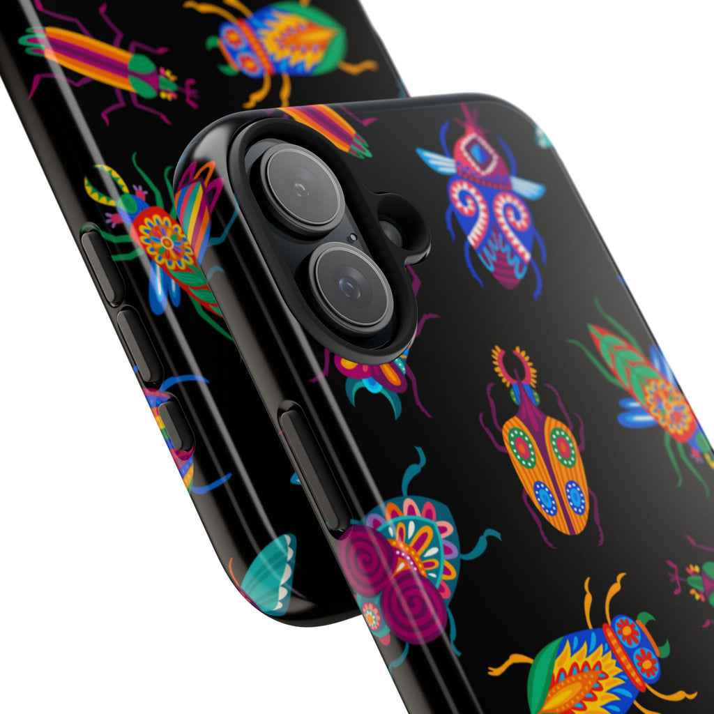 Phone Case | Neon Beetle Pattern Tough Protective Cover