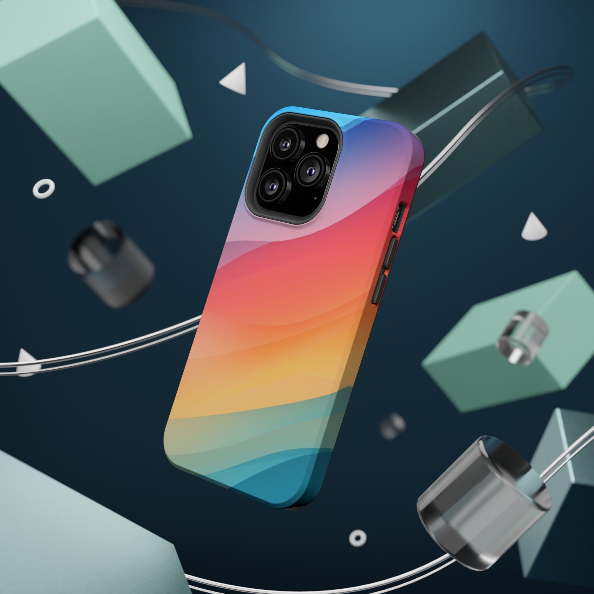 Phone Case | Gradient Sunset Magnetic Impact-Resistant Phone Shield