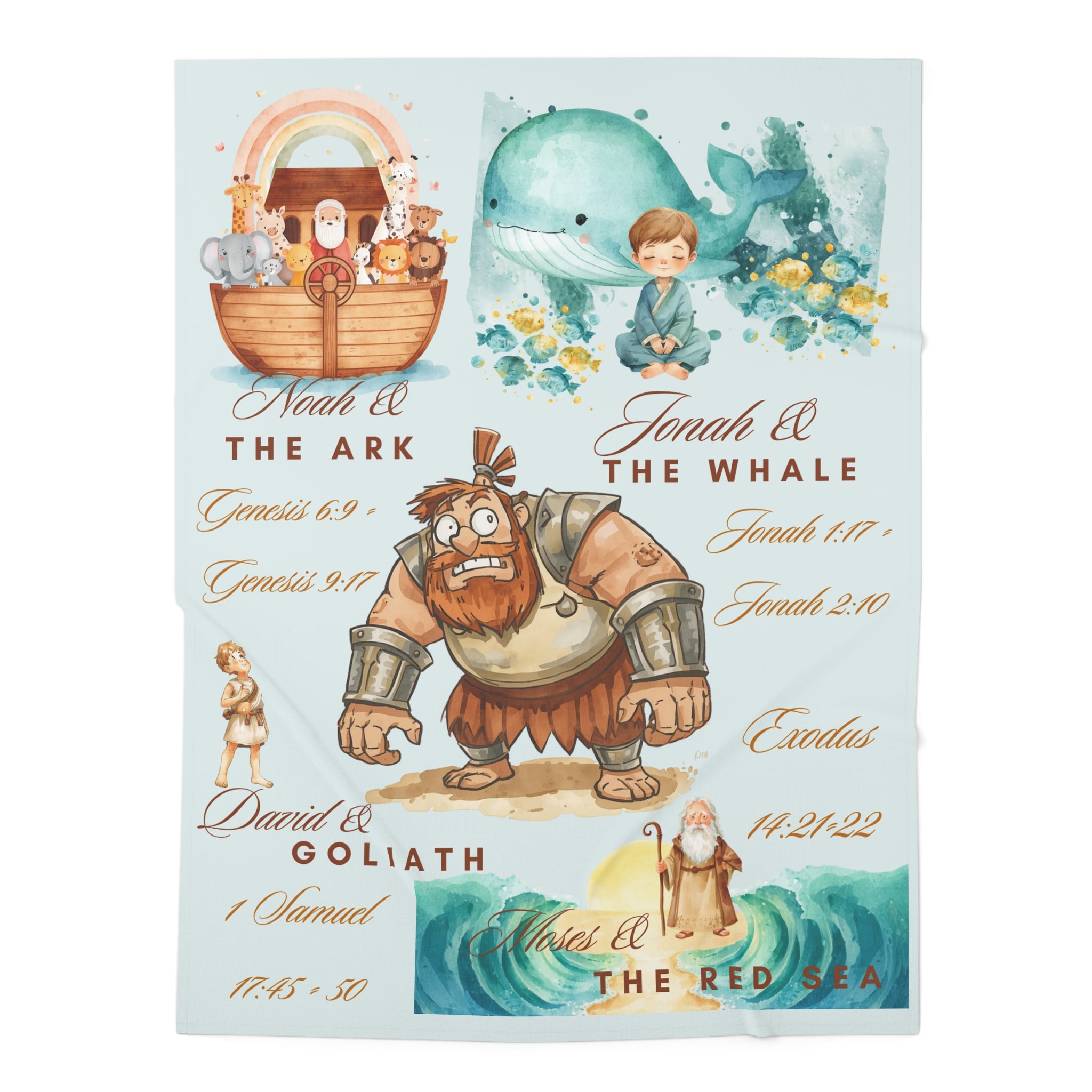 Baby Blanket | Old Testament Stories of Faith Nursery Design