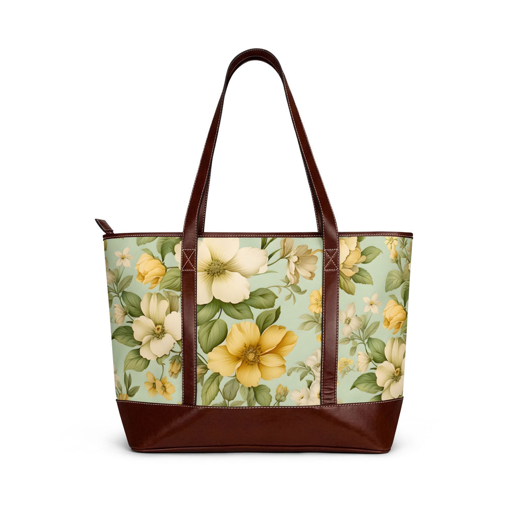 Handbag | Vintage Yellow & Cream Blossom Print