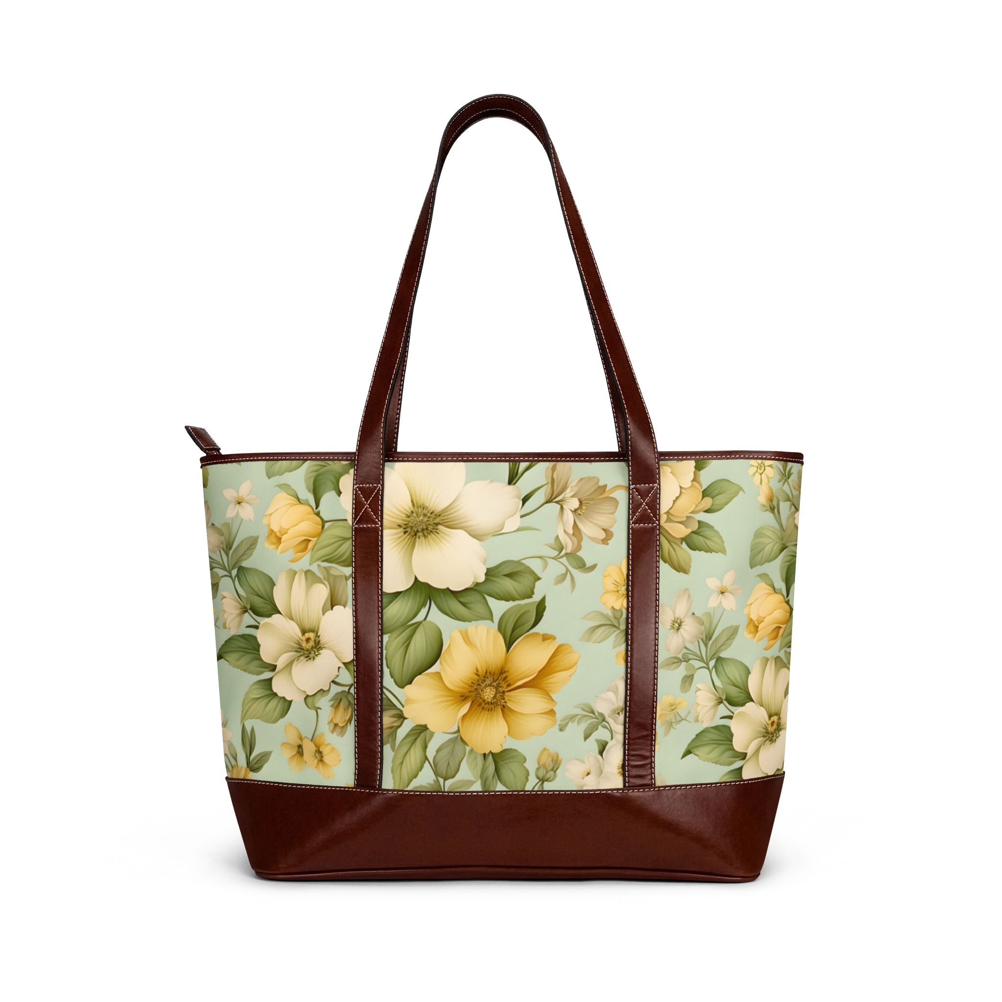 Handbag | Vintage Yellow & Cream Blossom Print