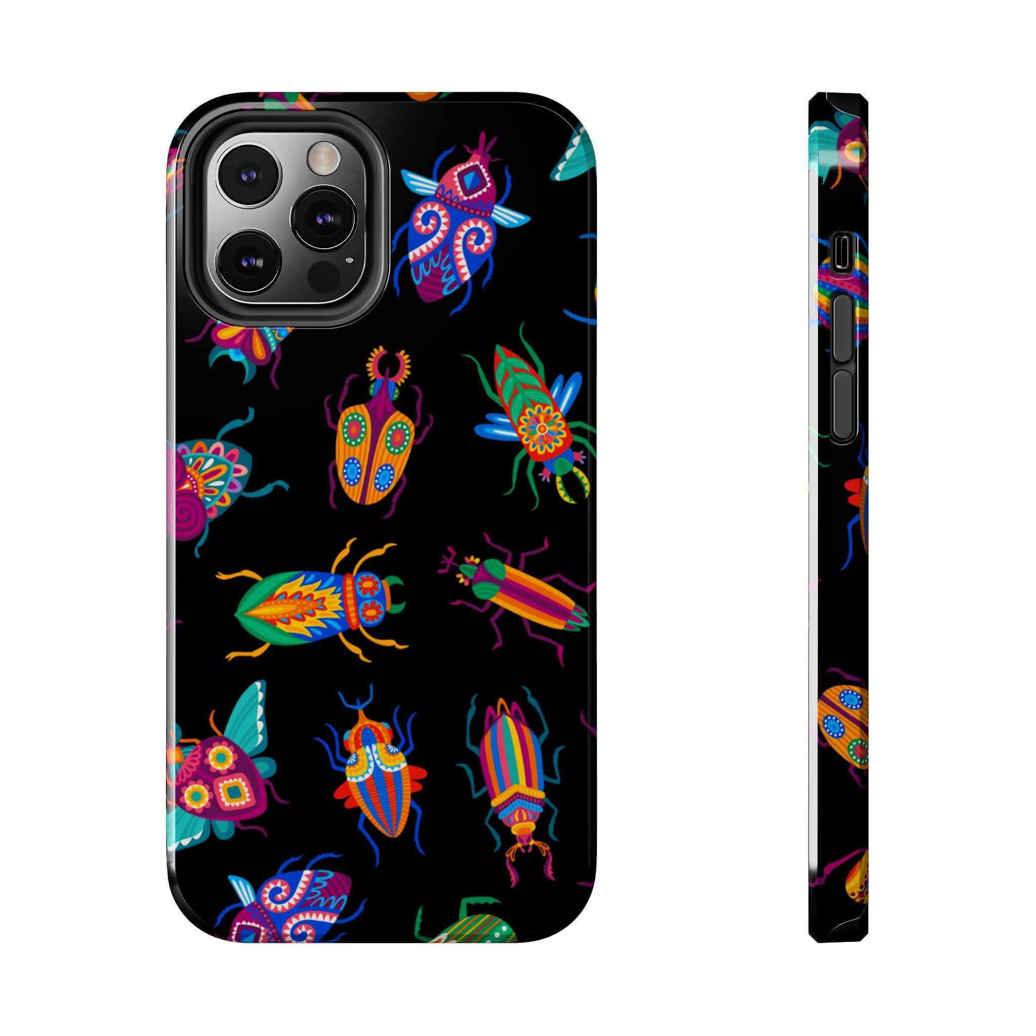 Phone Case | Neon Beetle Pattern Tough Protective Cover