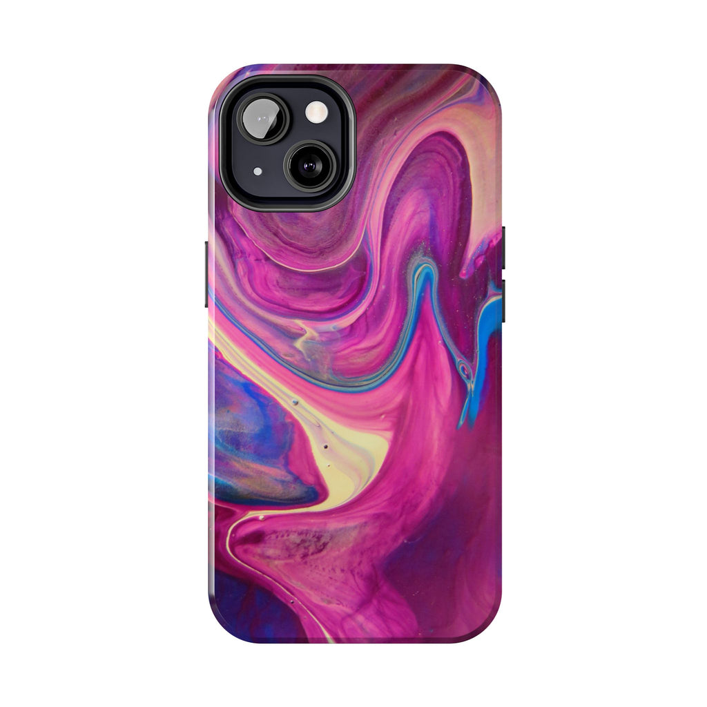Phone Case | Protective Artistic Paint Pour Design