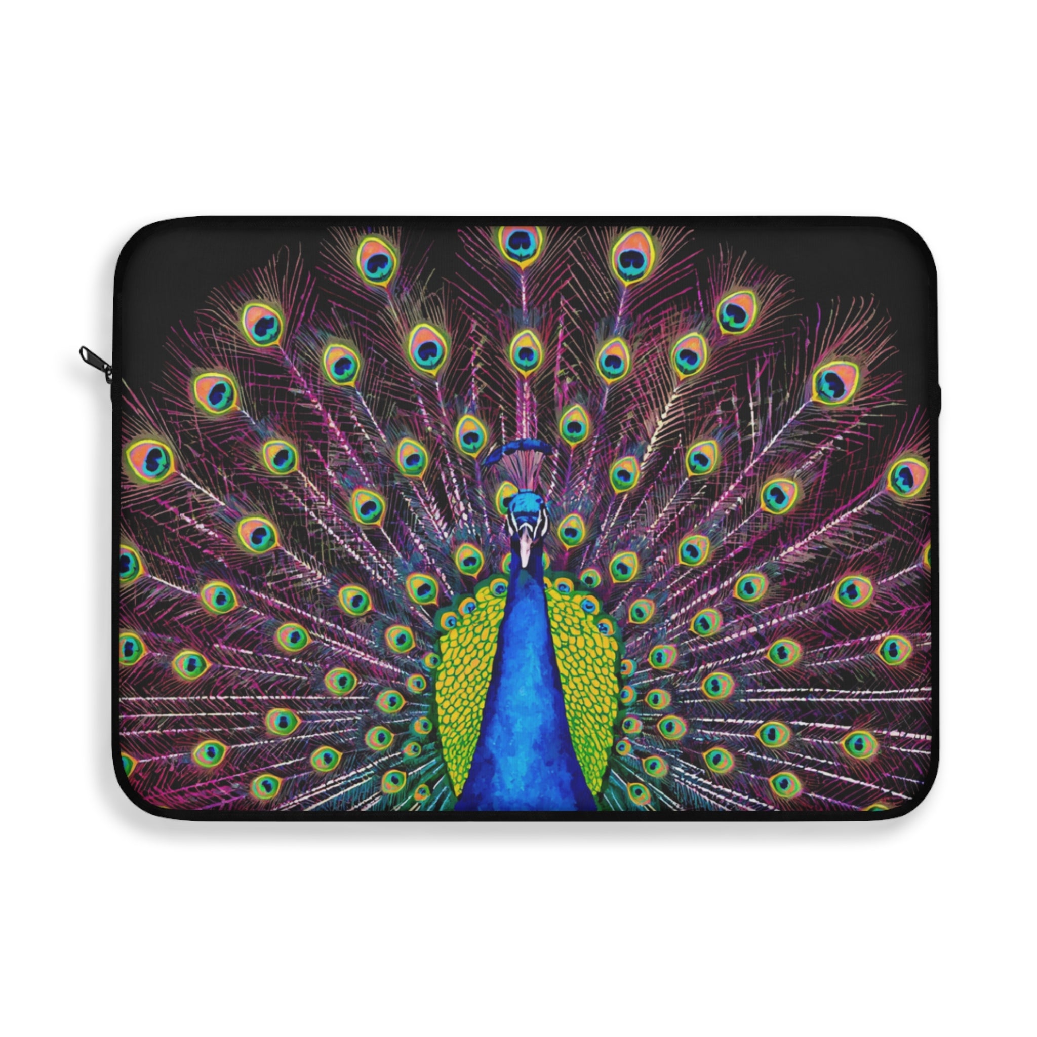 Laptop Sleeve | Vibrant Peacock Design