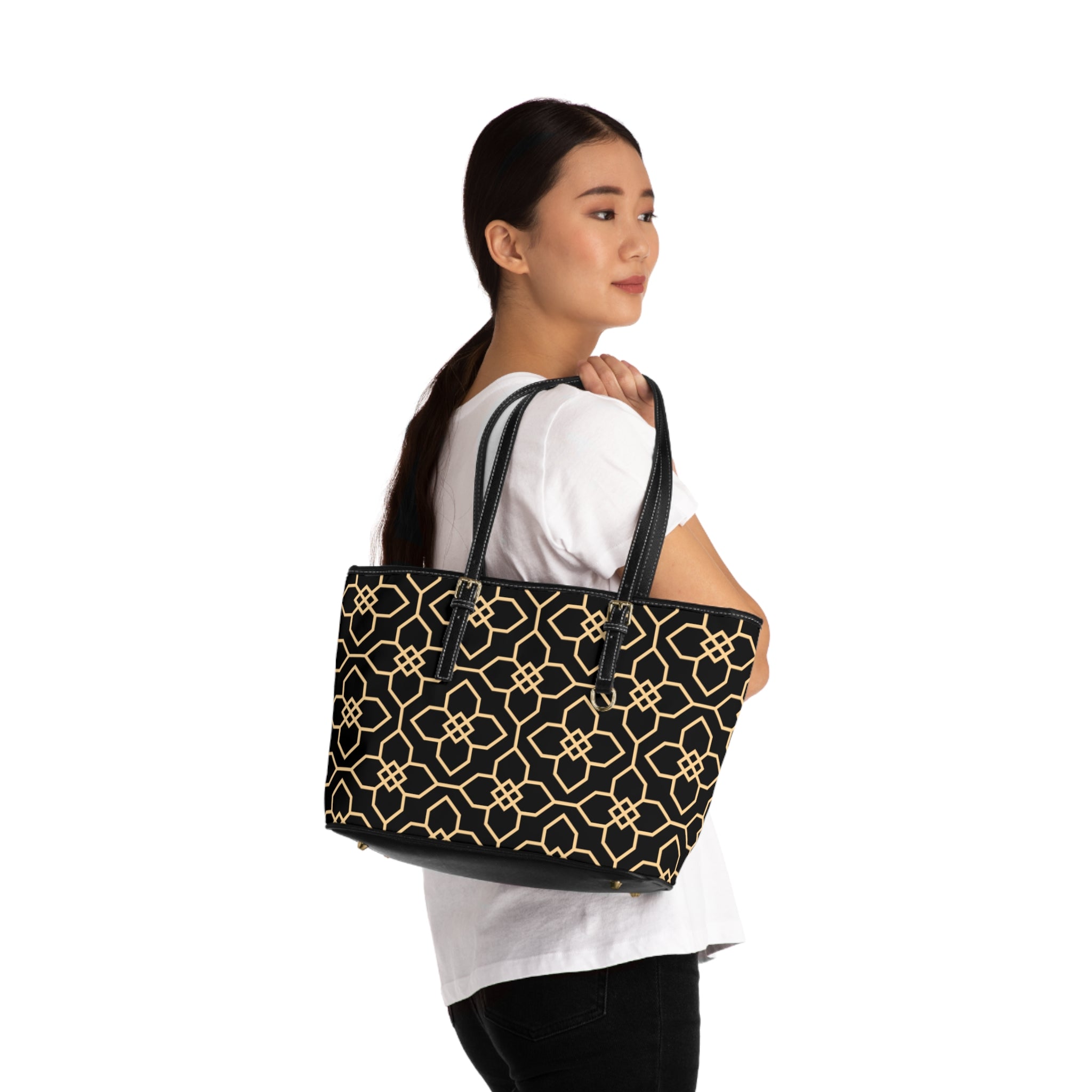 Handbag | Geometric Patterned Shoulder Bag