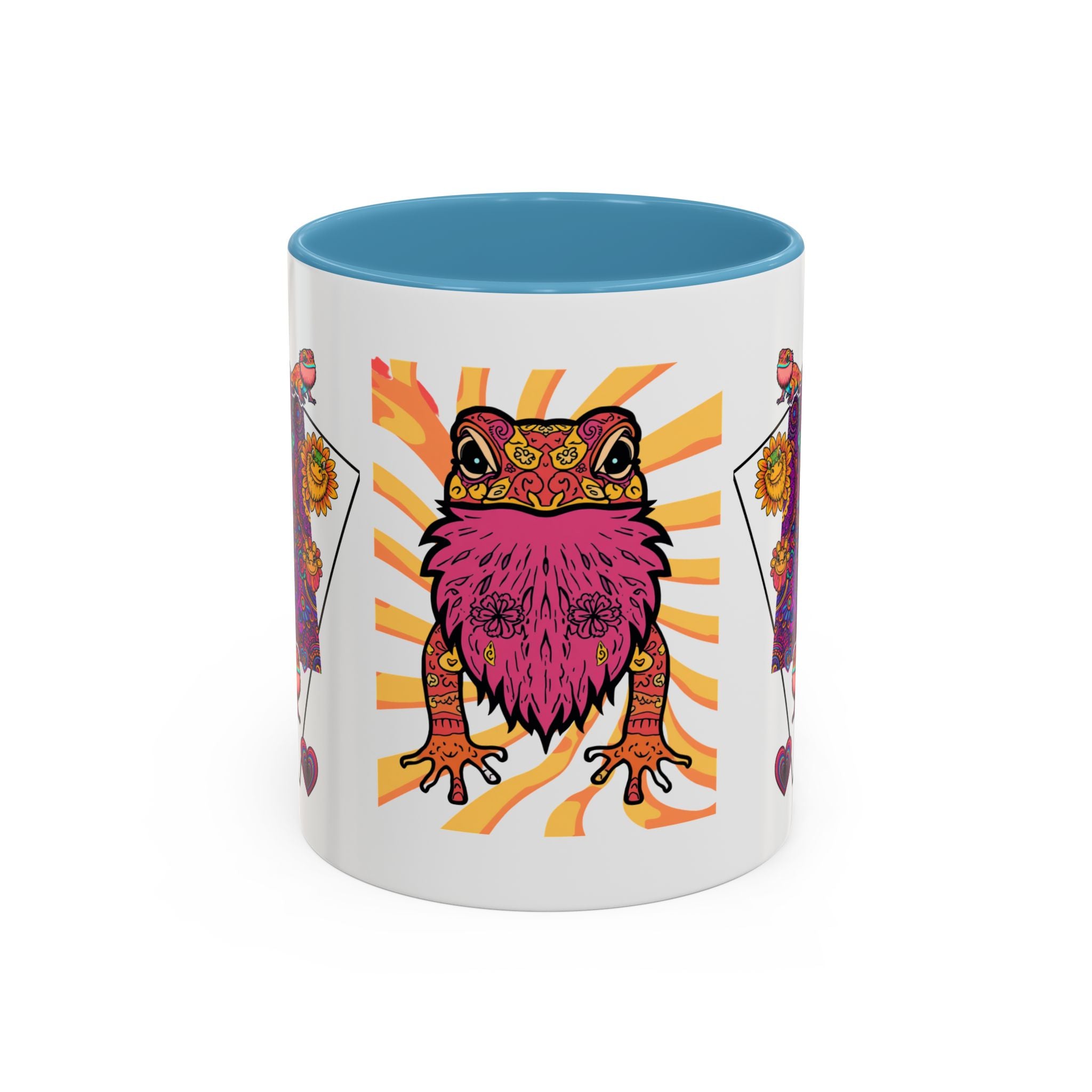 Coffee Mug | Psychedelic Lizards Accent Ceramic Mug