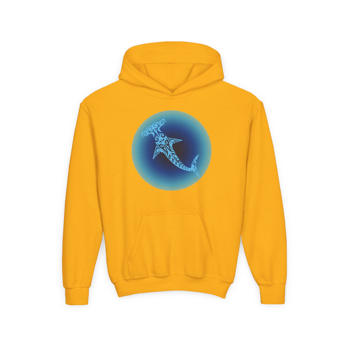 Tribal Hammerhead Youth Hoodie