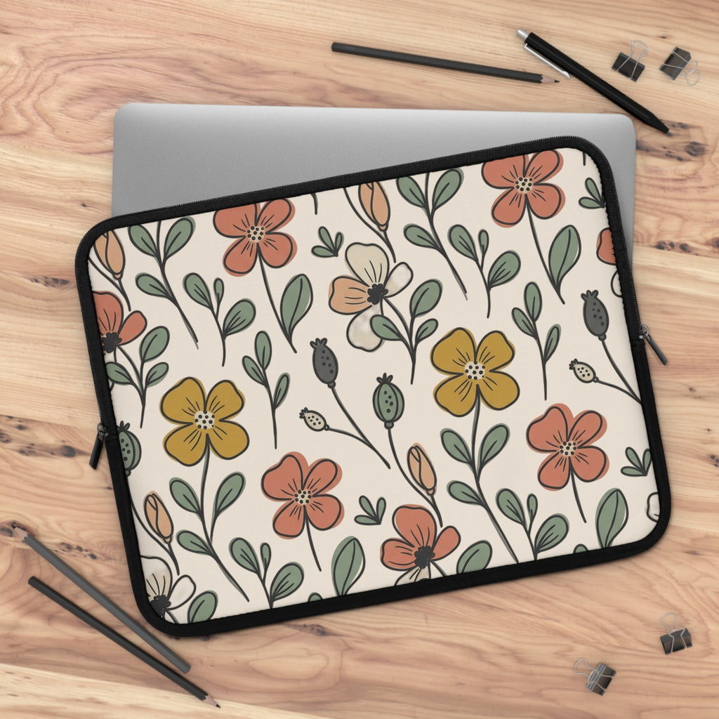 Laptop Sleeve | Vintage Wildflower Protective Case