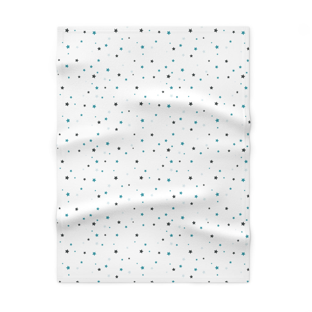 Baby Blanket | Soft Fleece Star Pattern