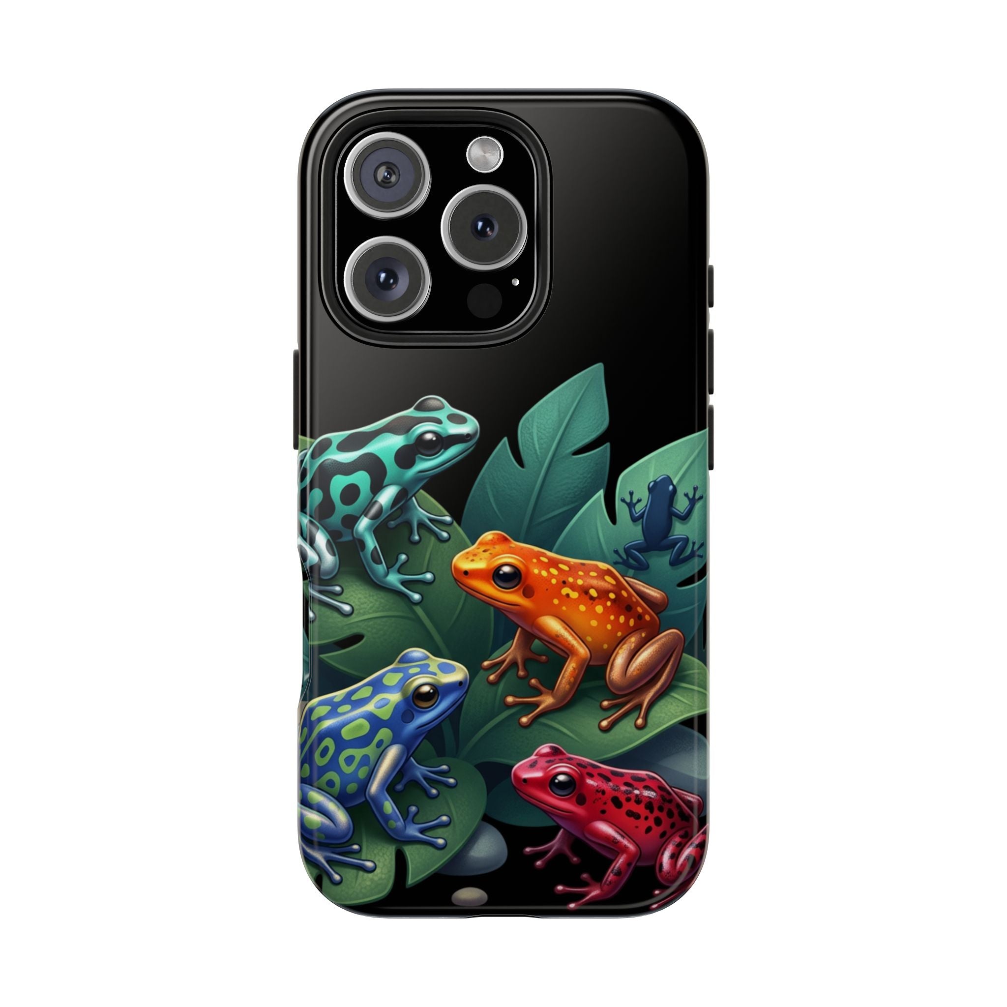 Phone Case | Colorful Dart Frog Design Tough Protective Case