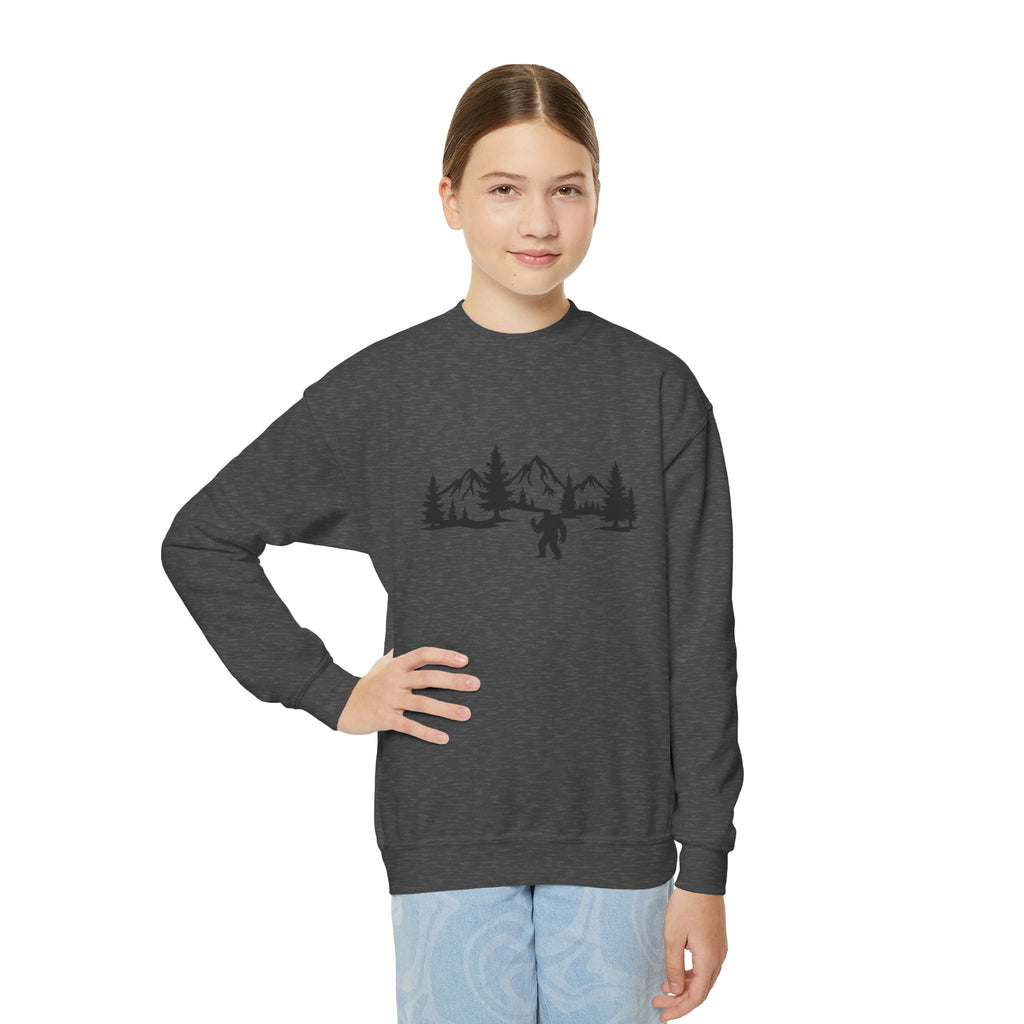 Thumbs Up Bigfoot Youth Sweatshirt