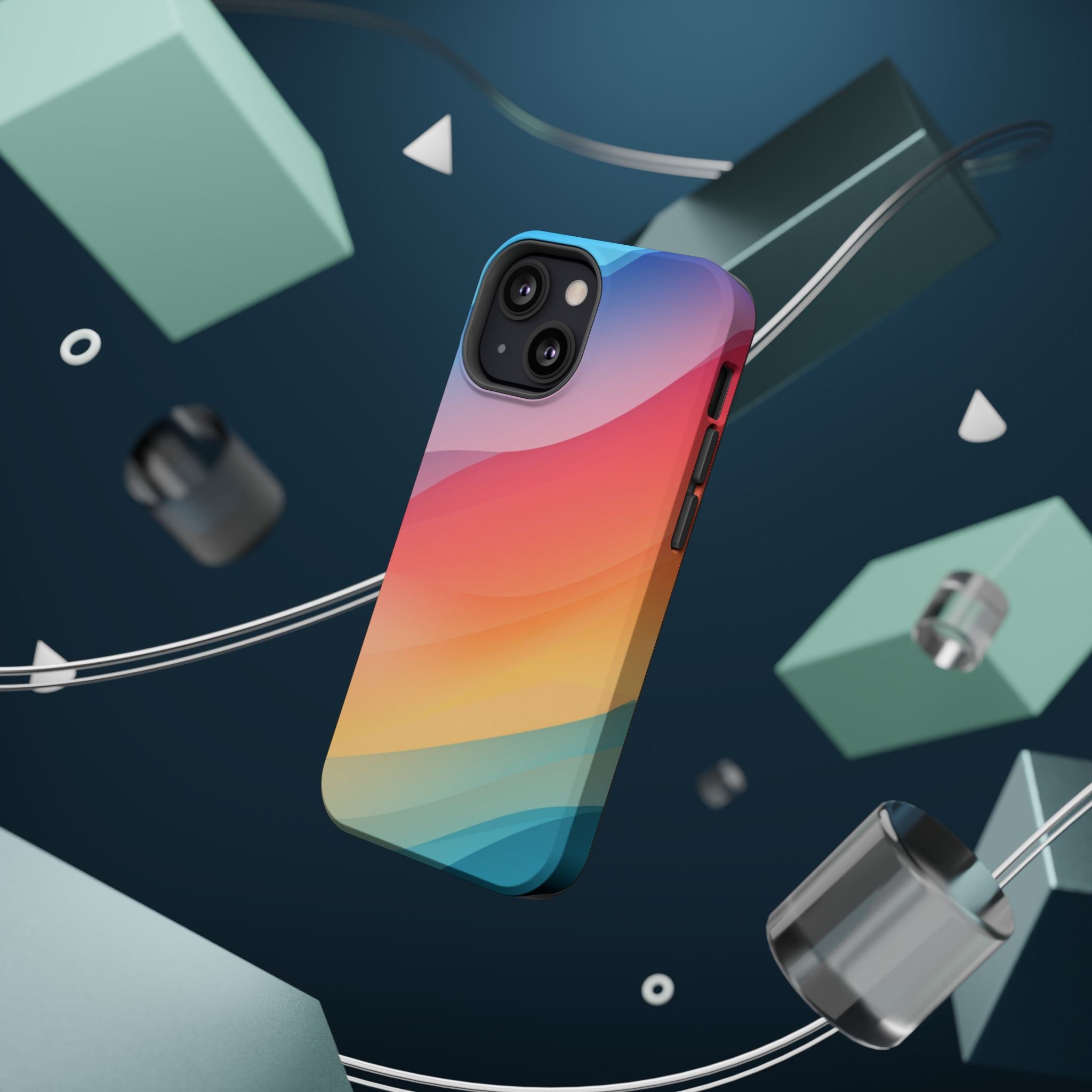 Phone Case | Gradient Sunset Magnetic Impact-Resistant Phone Shield