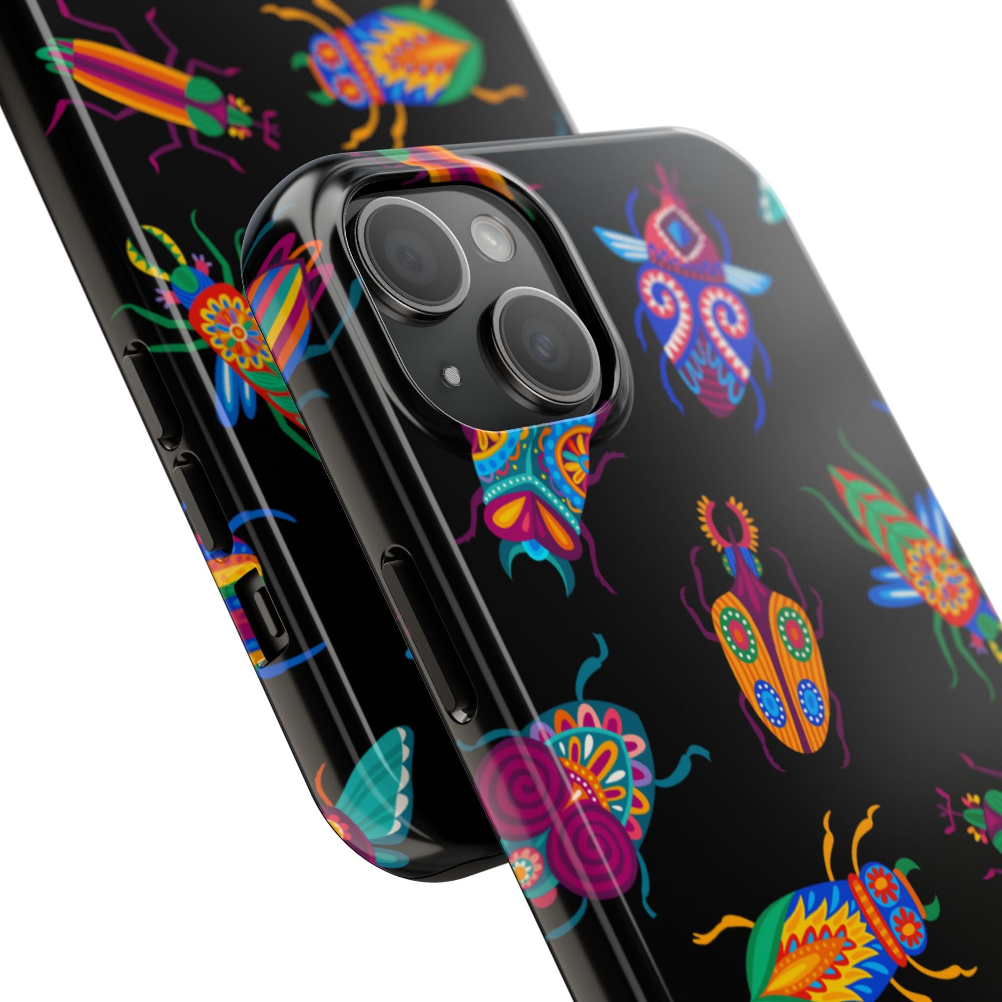 Phone Case | Neon Beetle Pattern Tough Protective Cover