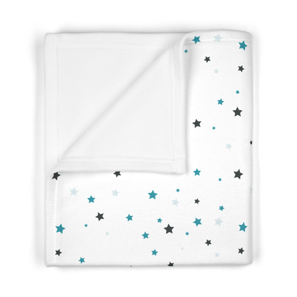 Baby Blanket | Soft Fleece Star Pattern