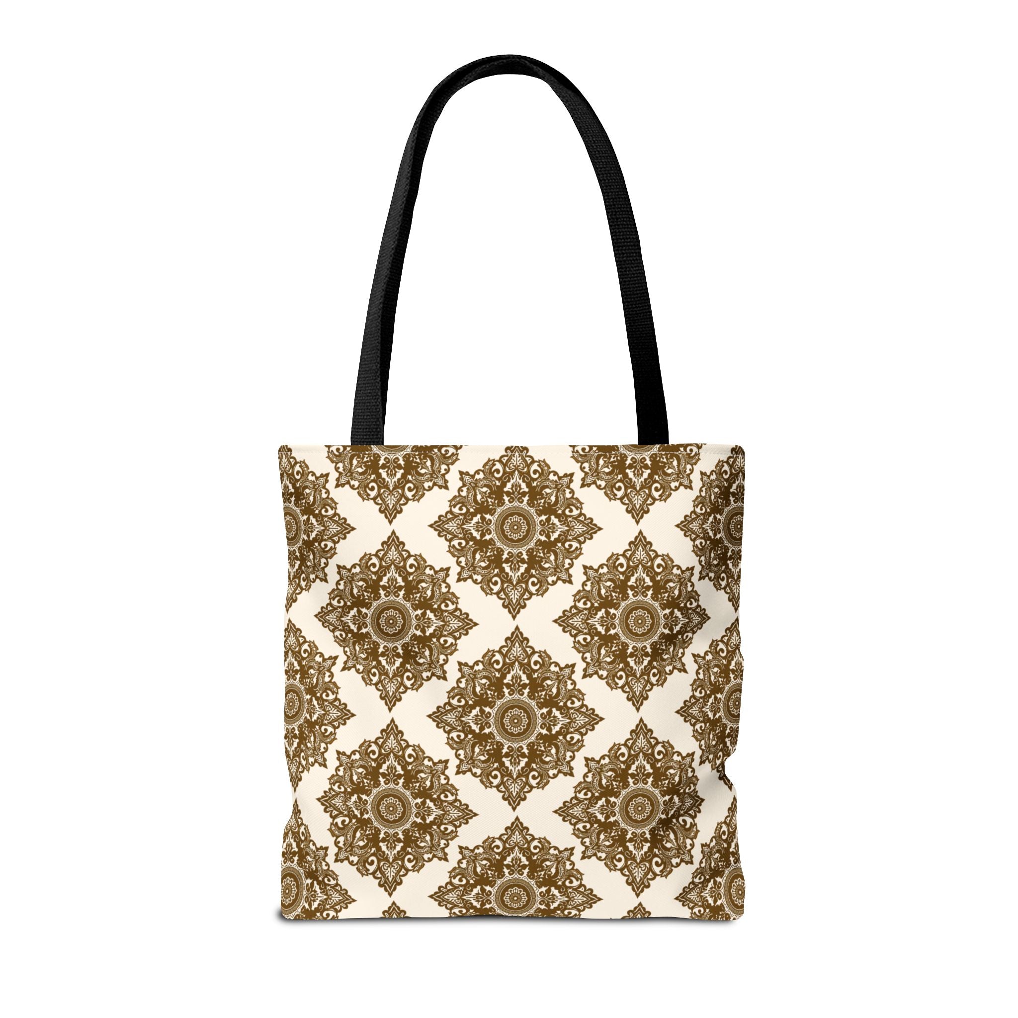Tote Bag | Boho Gold Medallion Pattern