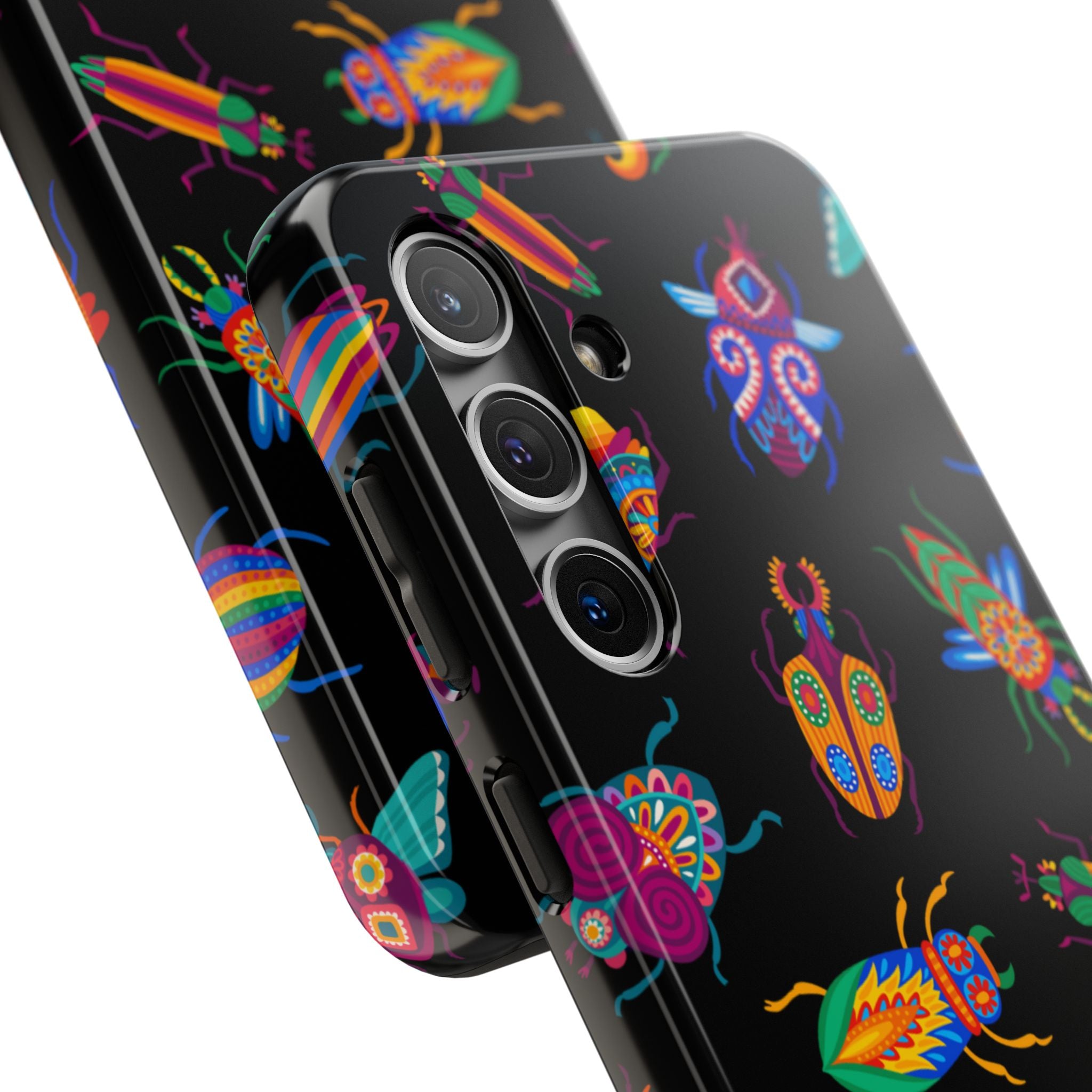 Phone Case | Neon Beetle Pattern Tough Protective Cover