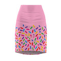Women's Pencil Skirt | Pink Sprinkle Inspired Midi