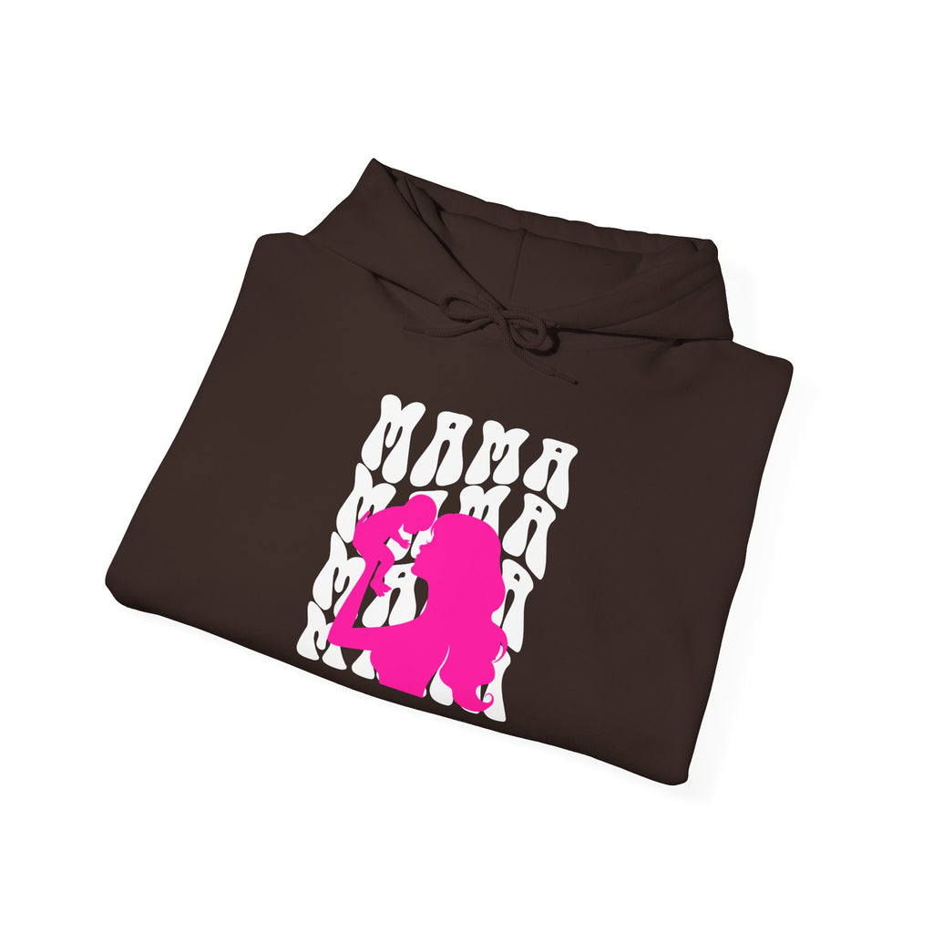 Hoodie | 'Mama' & Silhouette Pink Graphic