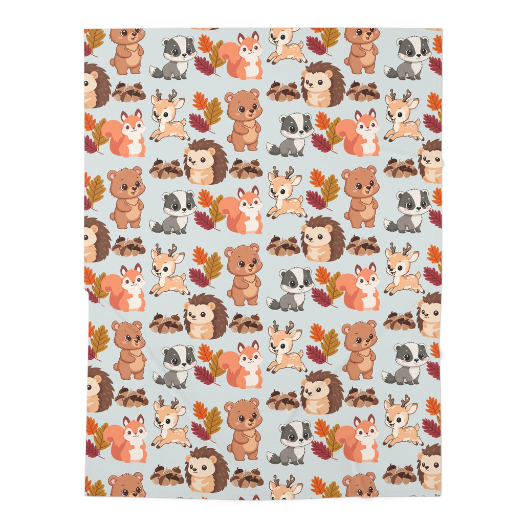 Baby Swaddle Blanket | Autumn Woodland Nursery Wrap