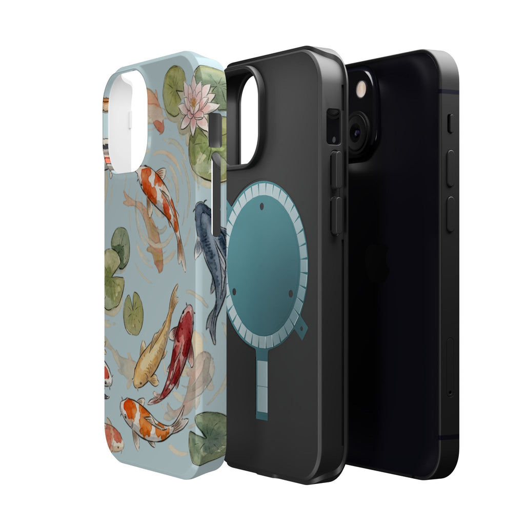 Phone Case | Koi Pond Magnetic Impact-Resistant Phone Cover
