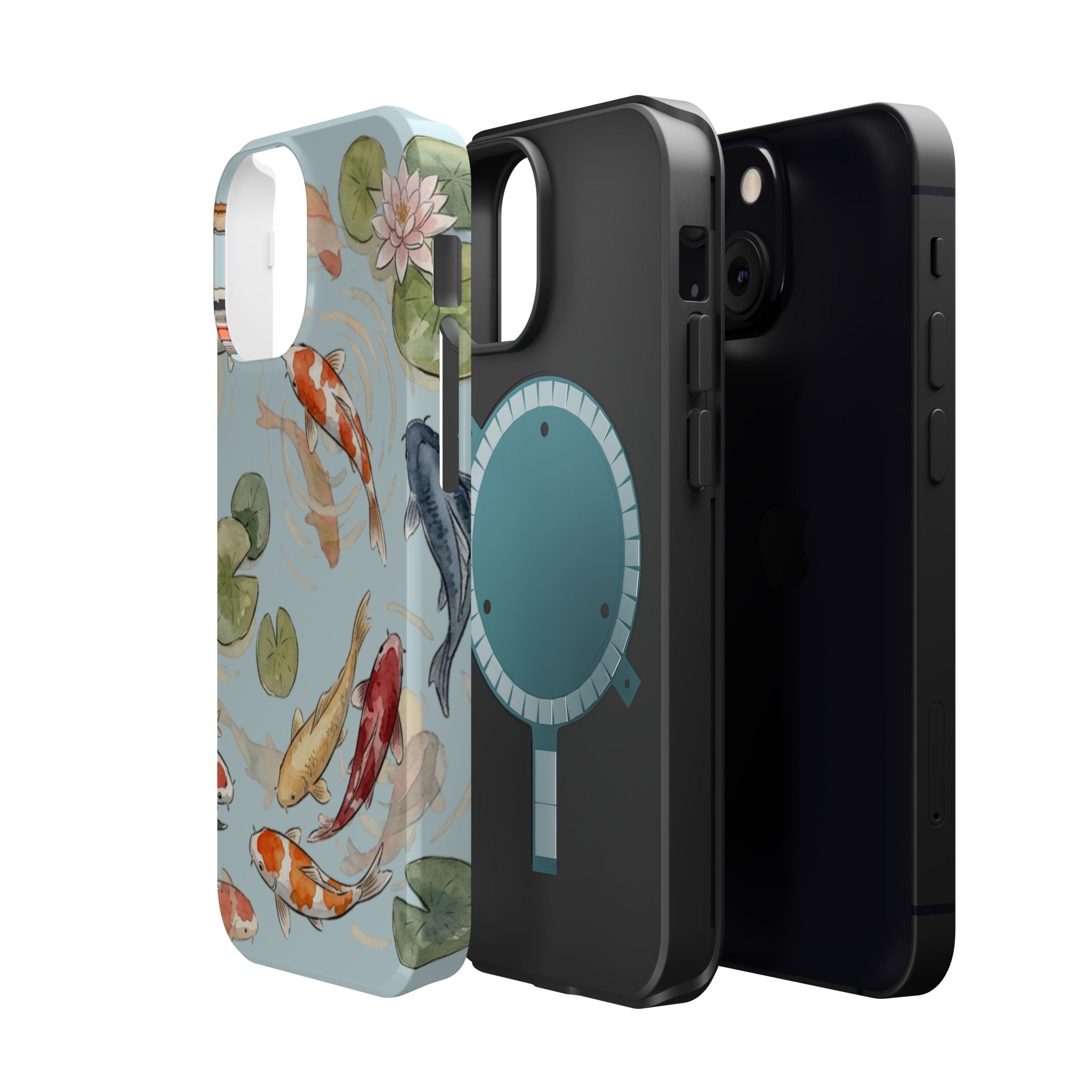 Phone Case | Koi Pond Magnetic Impact-Resistant Phone Cover
