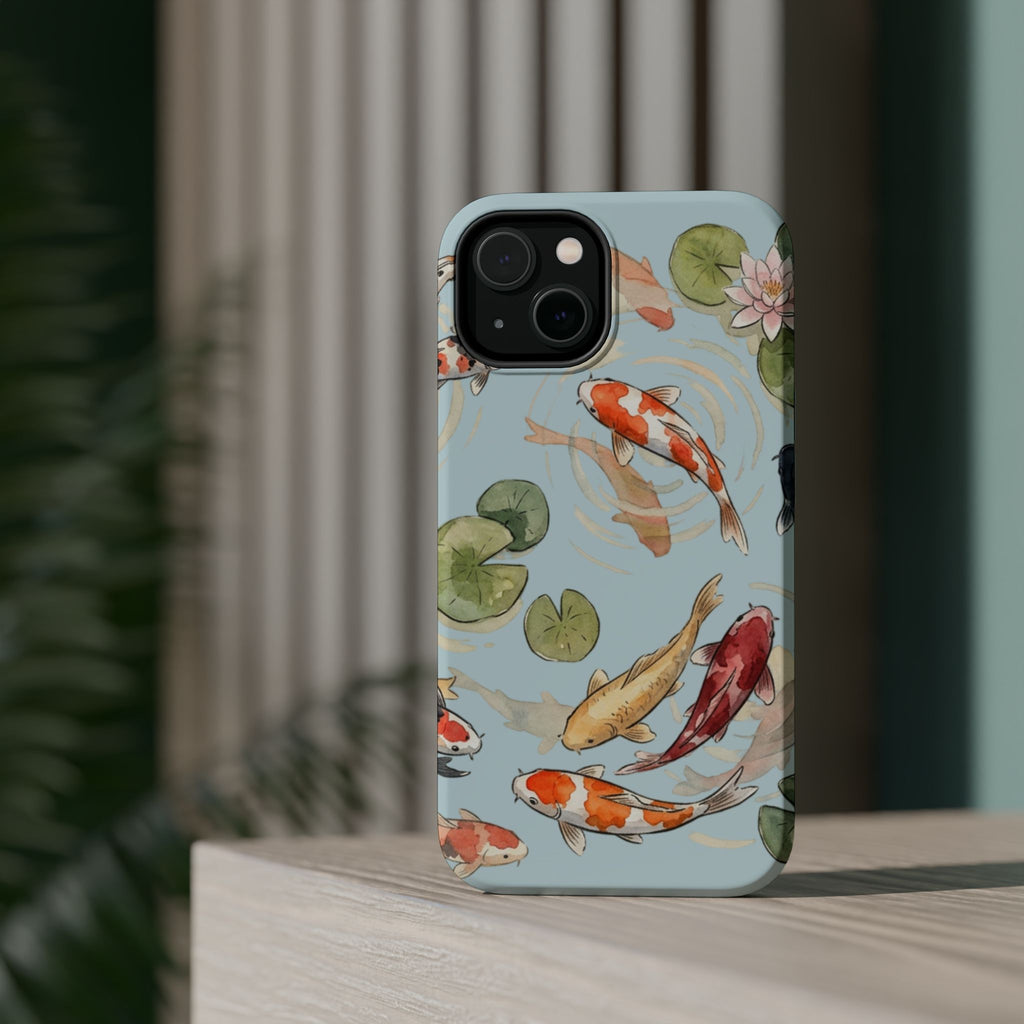 Phone Case | Koi Pond Magnetic Impact-Resistant Phone Cover
