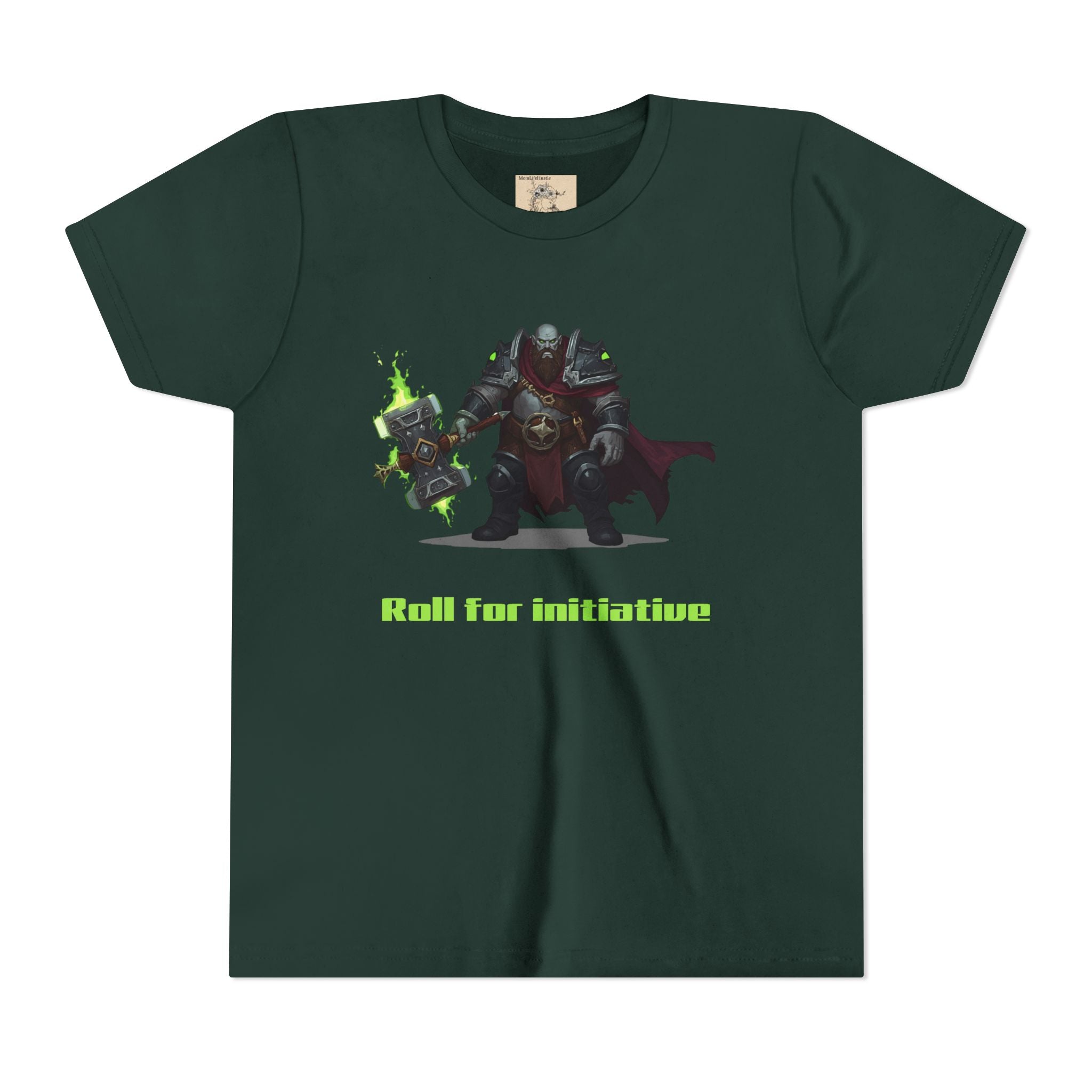 T-Shirt | 'Roll for Initiative' Fantasy RPG Character Youth Tee