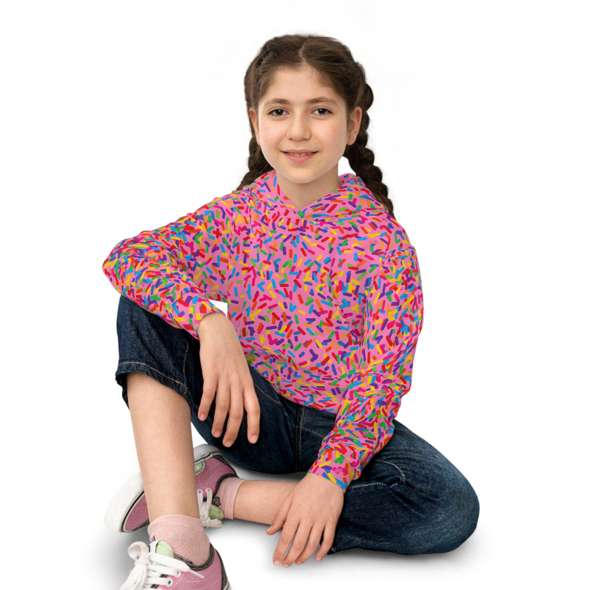 Strawberry & Rainbow Sprinkles Hoodie