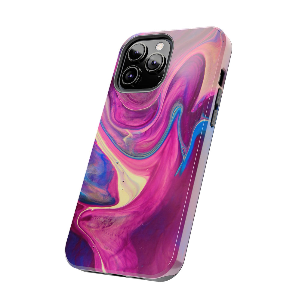 Phone Case | Protective Artistic Paint Pour Design