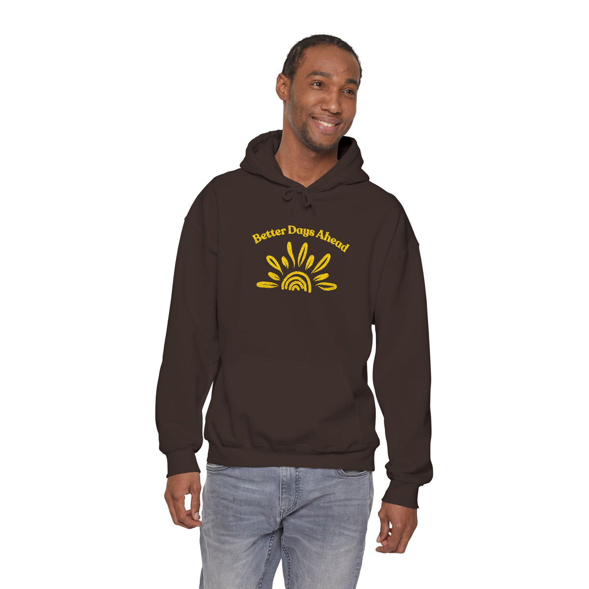 ‘Better Days Ahead’ Embroidered Hoodie