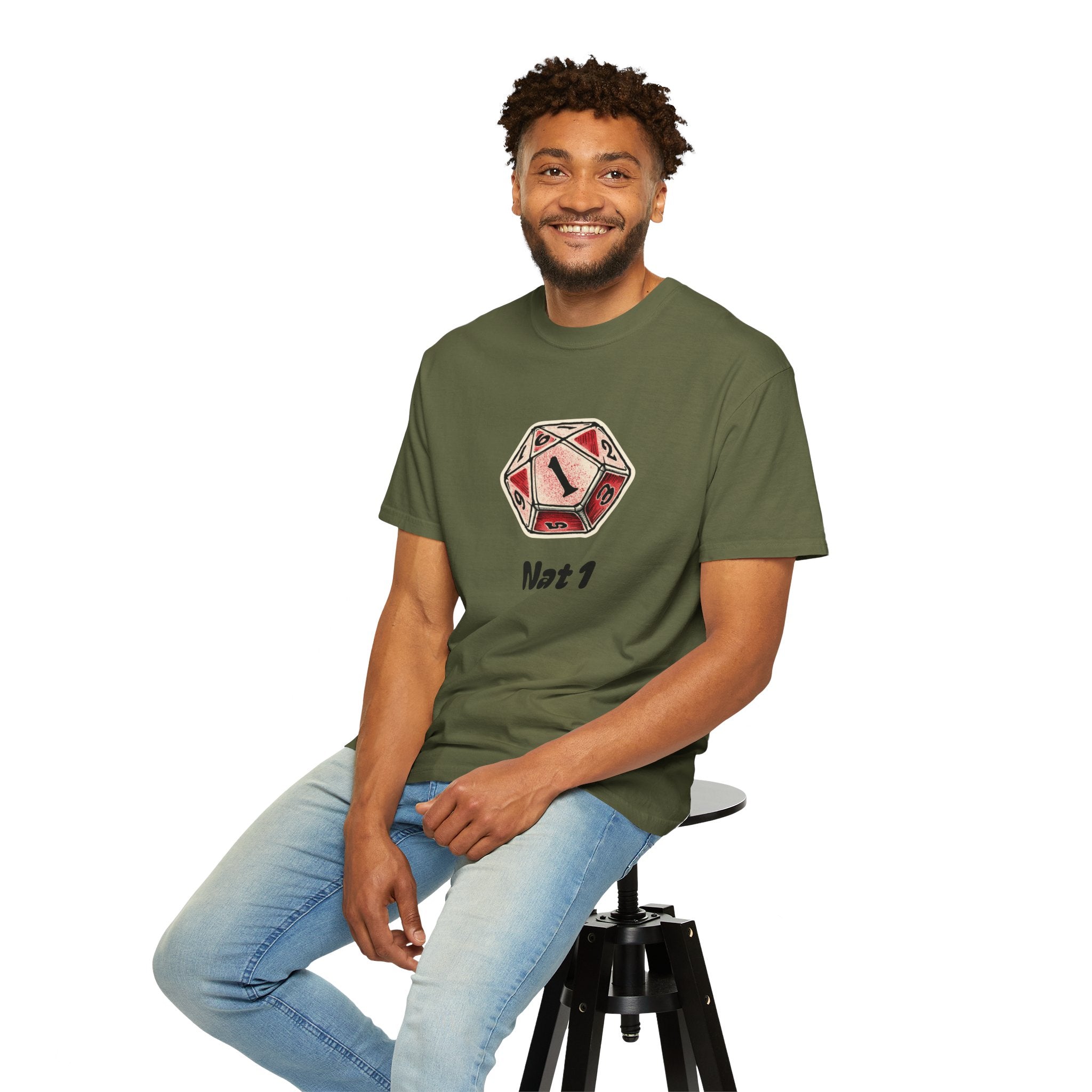 T-Shirt | Roleplaying RPG 'Nat 1' & 'Striving to Be the Whole Problem' Tee