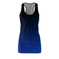 Women's Racerback Dress | Blue Ombre Tank Dress