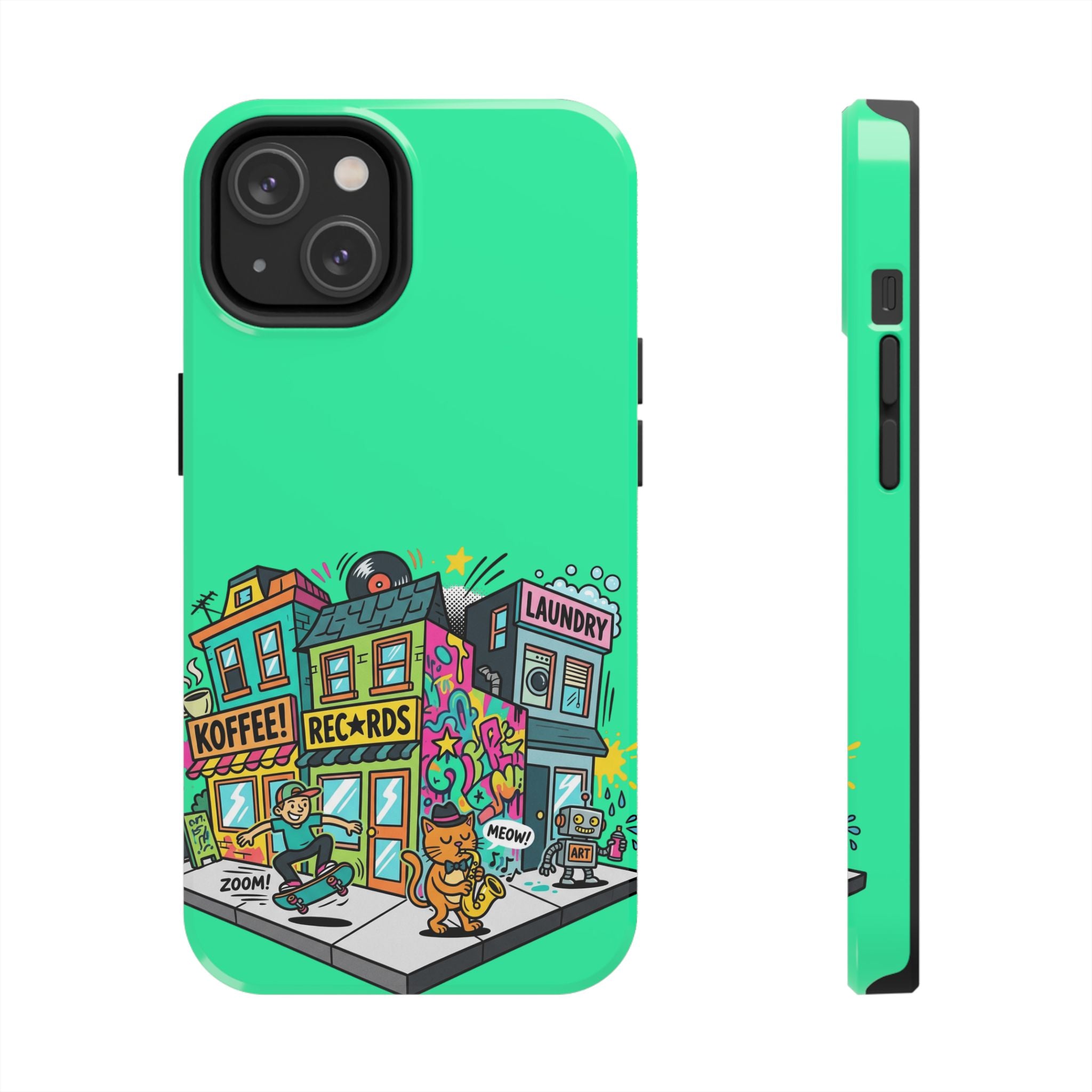 Phone Case | Tough Protective Cover with Colorful Street Art