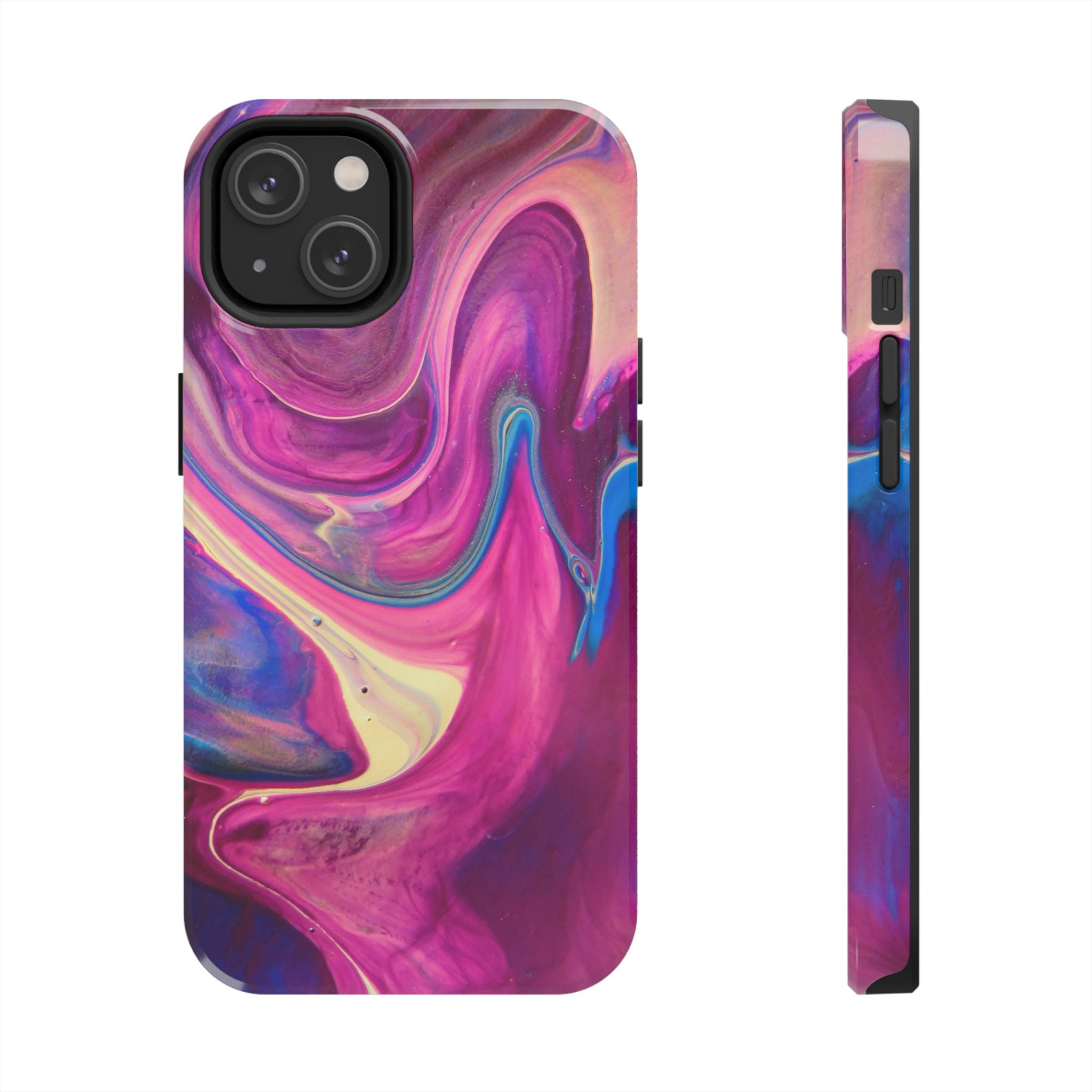 Phone Case | Protective Artistic Paint Pour Design