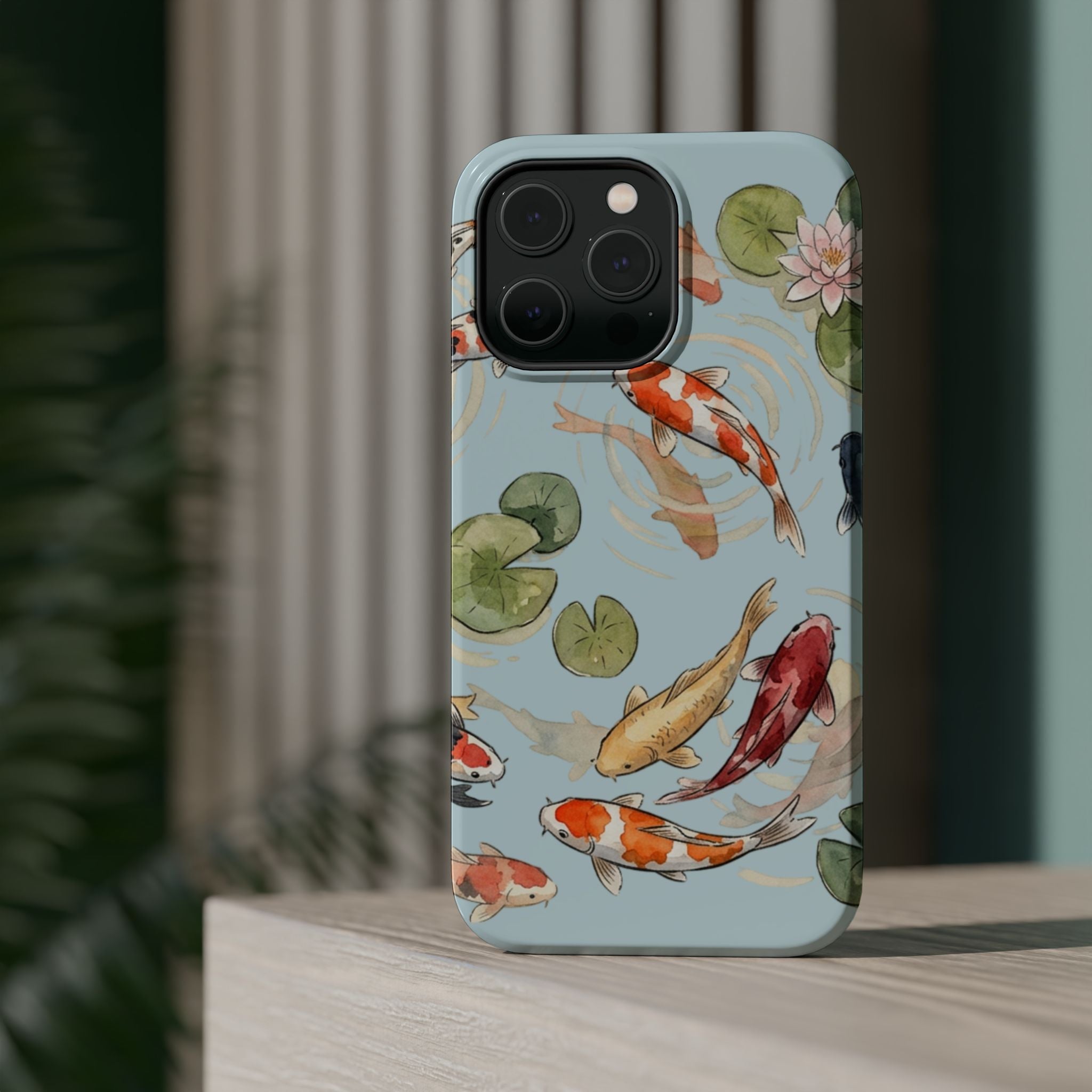 Phone Case | Koi Pond Magnetic Impact-Resistant Phone Cover