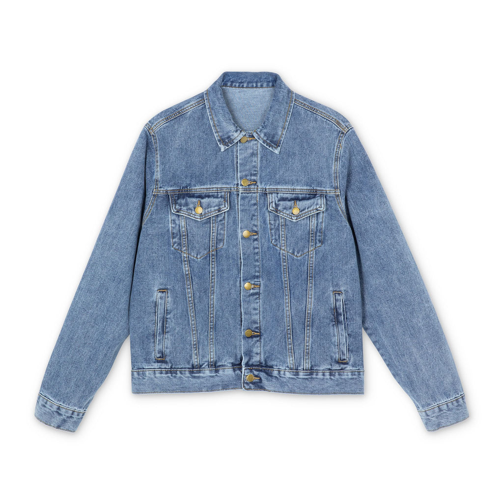 Men's Denim Jacket Customizable Script