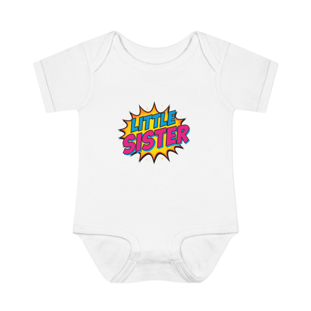 Little Sister Pop Art Onesie