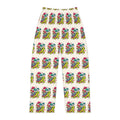 Pajama Pants | All-Over Print Colorful Mushroom Turtle Pattern