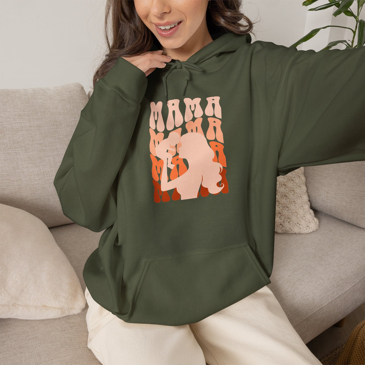 Mama & Baby Silhouette Hoodie