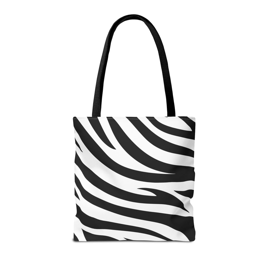 Tote Bag — Black & White Zebra Print  Fashion Tote