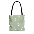 Tote Bag | Sage Green and Golf Pattern Shoulder Bag